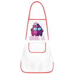 Фартук Love is Among Us - PrintSalon
