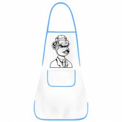 Фартук Обезьяна в виртуальных очках - PrintSalon