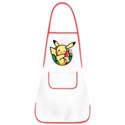 Фартук Pikachu with ketchup - PrintSalon