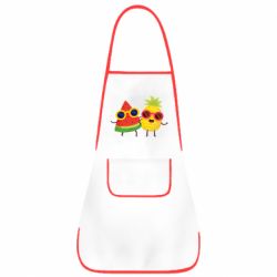 Фартук Pineapple with watermelon - PrintSalon