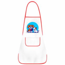 Фартук Собачка и котик - PrintSalon