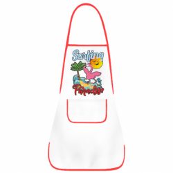 Фартук Surfing Paradise Flamingo - PrintSalon
