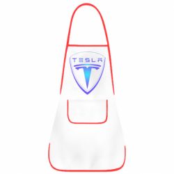 Фартук Tesla logo gradient - PrintSalon