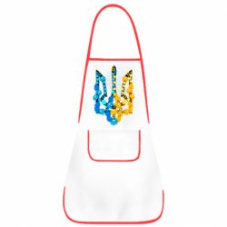 Фартух Тризуб квіти Україна - PrintSalon