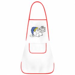 Фартук Украинский кот саймона с подарком - PrintSalon