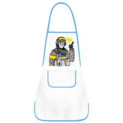 Фартук Военный с сердечком - PrintSalon
