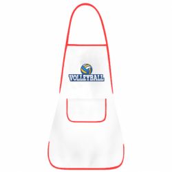 Фартук Volleyball text and ball - PrintSalon