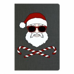 Блокнот з принтом Fashionable Santa - PrintSalon
