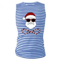 Майка-тельняшка Fashionable Santa