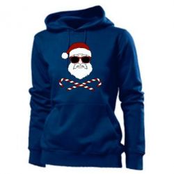 Худі жіноче Fashionable Santa - PrintSalon