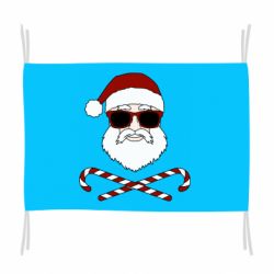 Прапор Fashionable Santa - PrintSalon