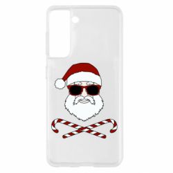 Чохол для Samsung S21 Fashionable Santa - PrintSalon