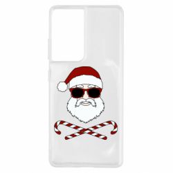 Чохол для Samsung S21 Ultra Fashionable Santa - PrintSalon