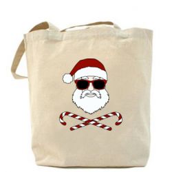 Торба Fashionable Santa - PrintSalon