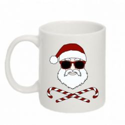 Чашка 320ml Fashionable Santa - PrintSalon