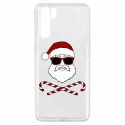 Чохол для Oppo A91 / Reno3Fashionable Santa - PrintSalon