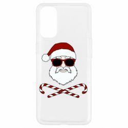 Чохол для Oppo Reno 4Fashionable Santa - PrintSalon