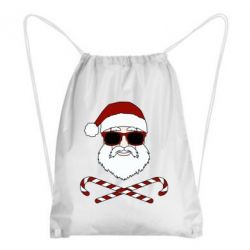 Рюкзак-мішок Fashionable Santa - PrintSalon