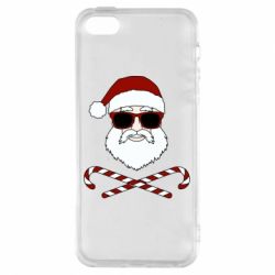 Чохол для iphone 5/5S/SE Fashionable Santa - PrintSalon