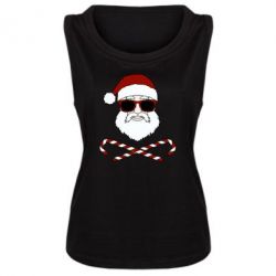 Майка жіноча Fashionable Santa - PrintSalon