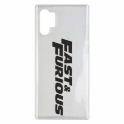 Чехол для Samsung Note 10 Plus Fast & Furious - PrintSalon