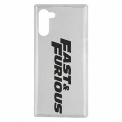 Чехол для Samsung Note 10 Fast & Furious - PrintSalon