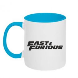 Чашка двухцветная 320ml Fast & Furious - PrintSalon