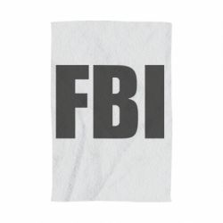 Полотенце с принтом FBI (ФБР) - PrintSalon