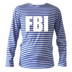 Тельняшка с длинным рукавом FBI (ФБР) - PrintSalon