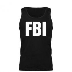 Мужская майка FBI (ФБР) - PrintSalon