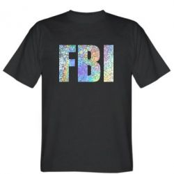 Мужская футболка Stedman FBI голограмма