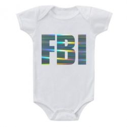 Детский бодик FBI голограмма - PrintSalon