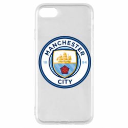 Чехол для iPhone SE 2022 FC Manchester City Logo - PrintSalon