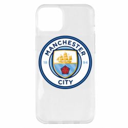 Чехол для iPhone 14 Plus FC Manchester City Logo