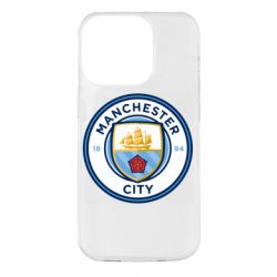 Чехол для iPhone 14 Pro FC Manchester City Logo - PrintSalon