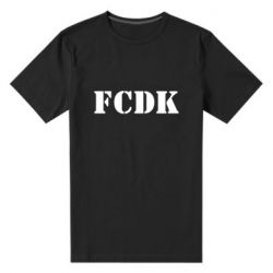 Мужская футболка премиум FCDK - PrintSalon