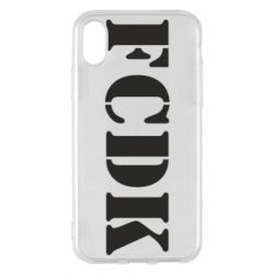 Чехол для iPhone X/Xs FCDK - PrintSalon