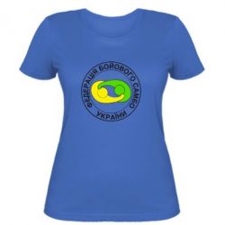 Женская футболка Федерация Боевого Самбо Украина - PrintSalon