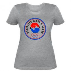 Женская футболка Федерация Самбо и Дзюдо - PrintSalon