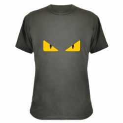 Камуфляжна футболка Fendi eyes