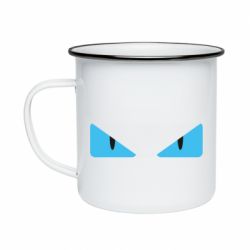 Кружка емальована Fendi eyes