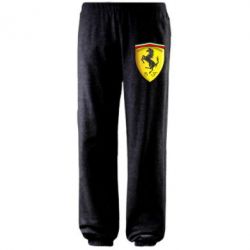 Штаны Ferrari 3D Logo - PrintSalon