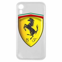 Чехол для iPhone XR Ferrari 3D Logo - PrintSalon