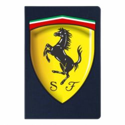 Блокнот с принто Ferrari 3D Logo - PrintSalon