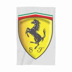 Полотенце с принтом Ferrari 3D Logo - PrintSalon