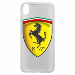 Чехол для Xiaomi Redmi 7A Ferrari 3D Logo - PrintSalon