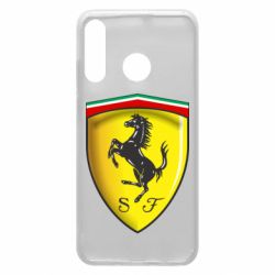 Чехол для Huawei P30 Lite Ferrari 3D Logo - PrintSalon