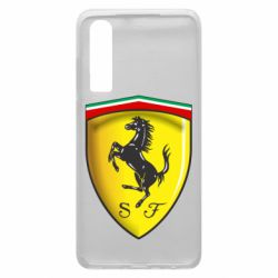 Чехол для Huawei P30 Ferrari 3D Logo - PrintSalon
