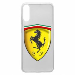 Чехол для Samsung A70 Ferrari 3D Logo - PrintSalon