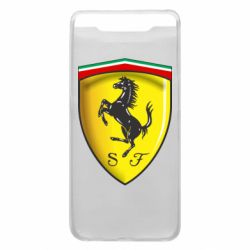 Чехол для Samsung A80 Ferrari 3D Logo - PrintSalon